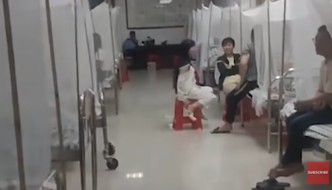 Ilustrasi ---Perawatan pasien yang terinfeksi chikungunya di China/Foto: YouTube New York Post
